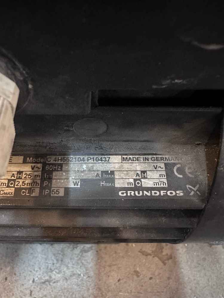 Pompa GRUNDFOS CHI2-40 A-W-G-BUBE